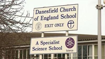 Front of Danesfield School