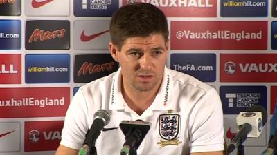 England captain Steven Gerrard