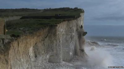 Birling Gap cliff collapse