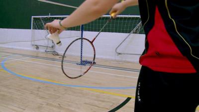 Badminton players in the Falkland Islands