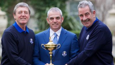 Des Smyth, Paul McGinley and Sam Torrance