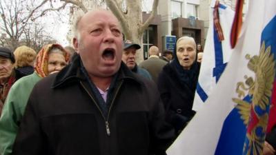 Protest in Crimea