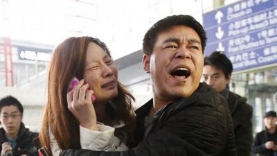 A relative of a passenger onboard Malaysia Airlines flight MH370