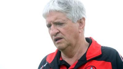 Derry manager Brian McIver