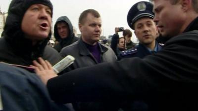 Clashes in Sevastopol