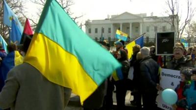 protest outside White House