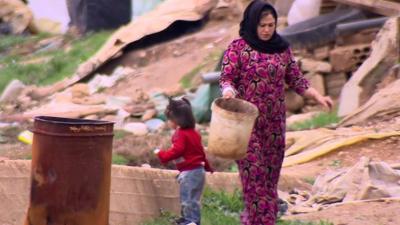 Refugee camp in Lebanon