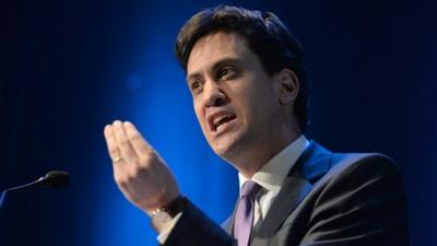 Labour leader Ed Miliband