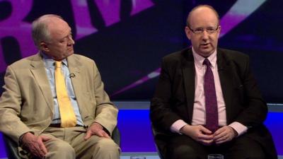 Ken Livingstone (l) and Lord Finkelstein