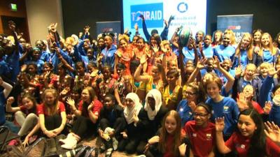 Girls from eight of the most disadvantaged communities around the world are brought together to play rugby in London.