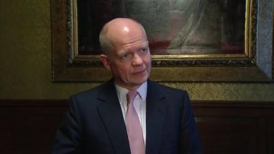 Foreign Secretary William Hague