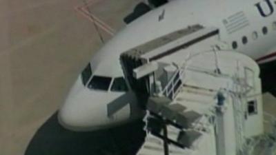 File photograph of a US Airlines plane