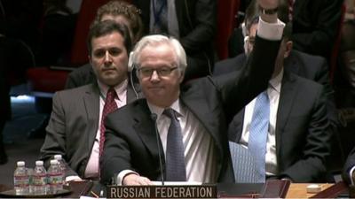 Russian ambassador to the UN Vitaly Churkin