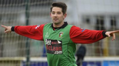 Glentoran's Curtis Allen