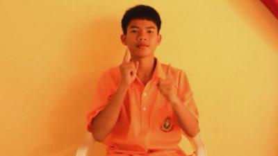 A student Tak School for the Deaf