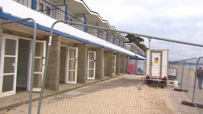 Beach huts in Poole