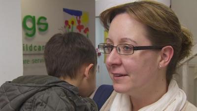 Parent at Manchester nursery