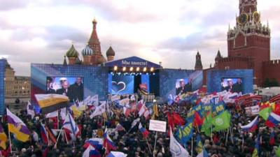 Crowds in Red Square