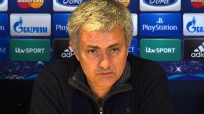 Chelsea manager Jose Mourinho