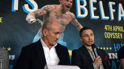 Carl Frampton is looking forward to his WBC super-bantamweight title final eliminator against Hugo Cazares