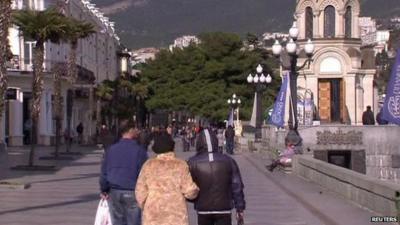 A street in Crimea