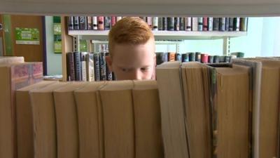 A child and some books