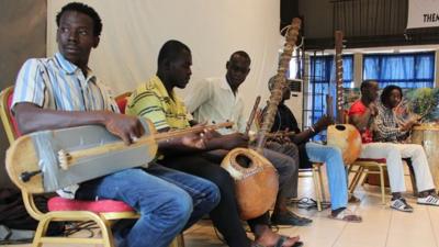 Students at Mali's Conservatory of Arts and Multimedia Balla Fasseke Kouyate