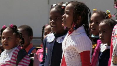 Children from Tawergha community in Libya