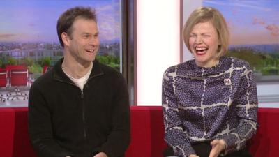 Peter Moffat and Maxine Peake