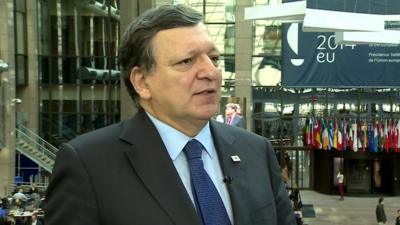 European Commission President Jose Manuel Barroso