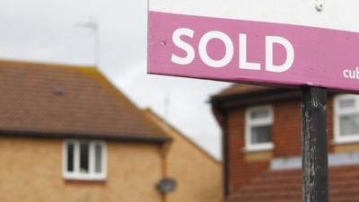 House sold sign