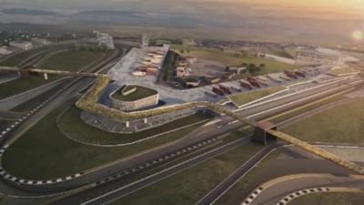 An artist's impression of the Circuit of Wales