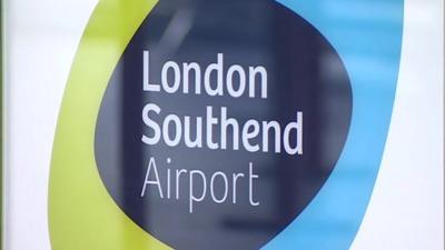 London Southend Airport sign
