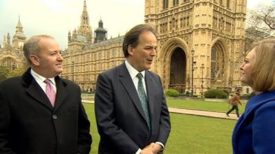 Mark Pritchard, Mark Field and Eleanor Garnier