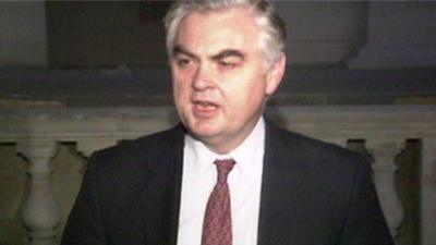 Chancellor of the Exchequer Norman Lamont on Black Wednesday