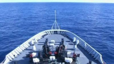 A Chinese ship heading for south-west Australia