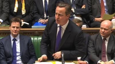 David Cameron at PMQs