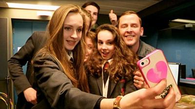 School Reporters from Llandovery College look at the phenomenon of the selfie