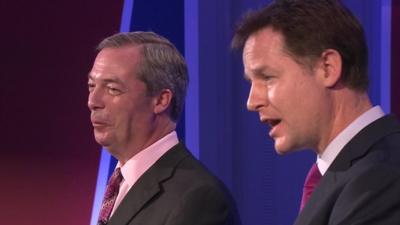 Nigel Farage and Nick Clegg