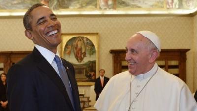 President Obama and Pope Francis