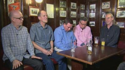 Calum Grierson, Aitken Hunter, John Robson, Ian Kelly and Danny Docherty