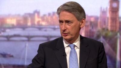 Secretary of Defence Philip Hammond