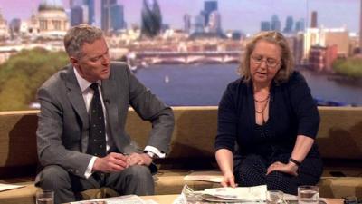 Rory Bremner and Baroness Grender review the papers