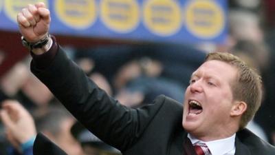 Hearts manager Gary Locke