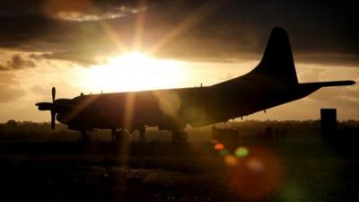 South Korean P3 Orion arrives at RAAF Pearce Air Base