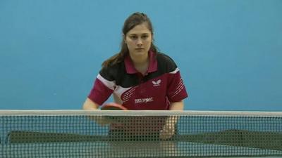 Northfield School & Sports College table tennis players