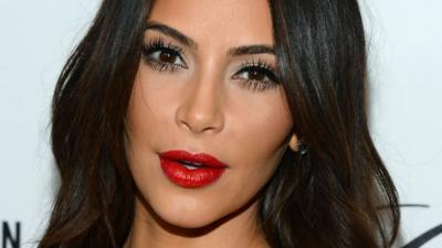 US reality TV star Kim Kardashian