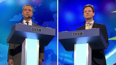 Farage and Clegg