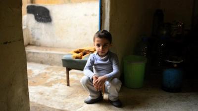 A Syrian child