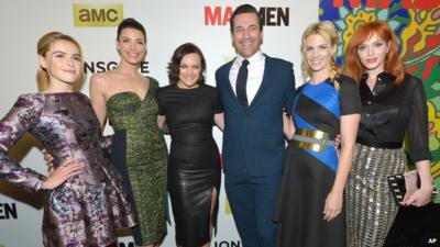 The cast of Mad Men